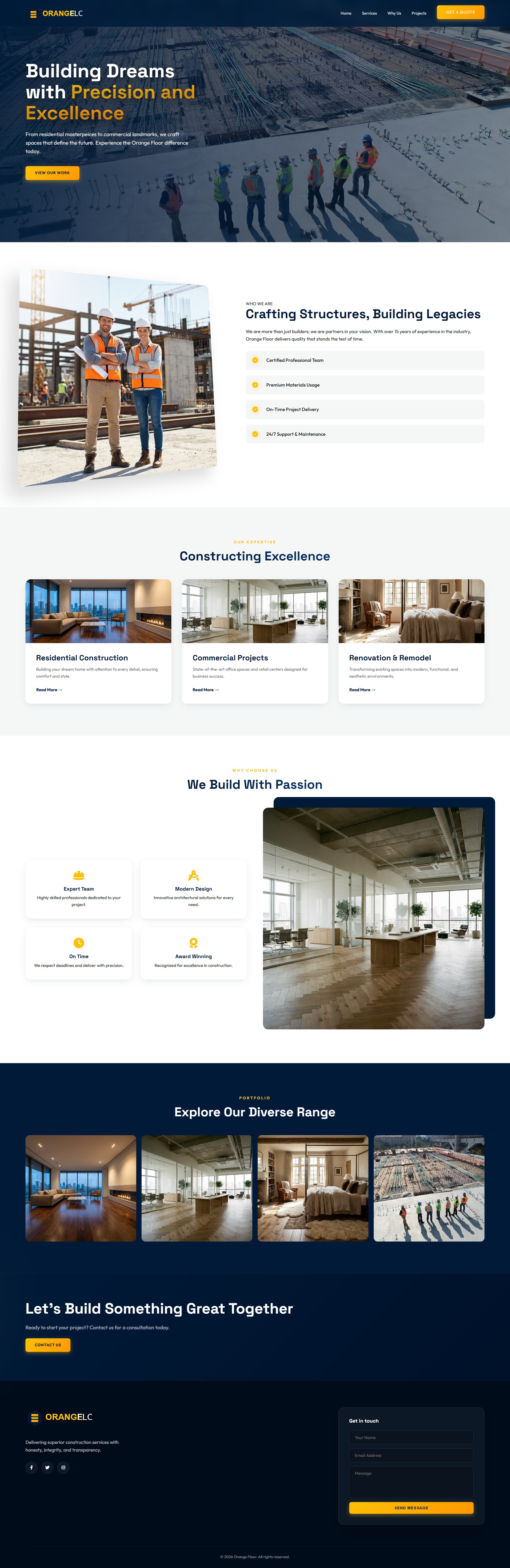 Business and product interface sample