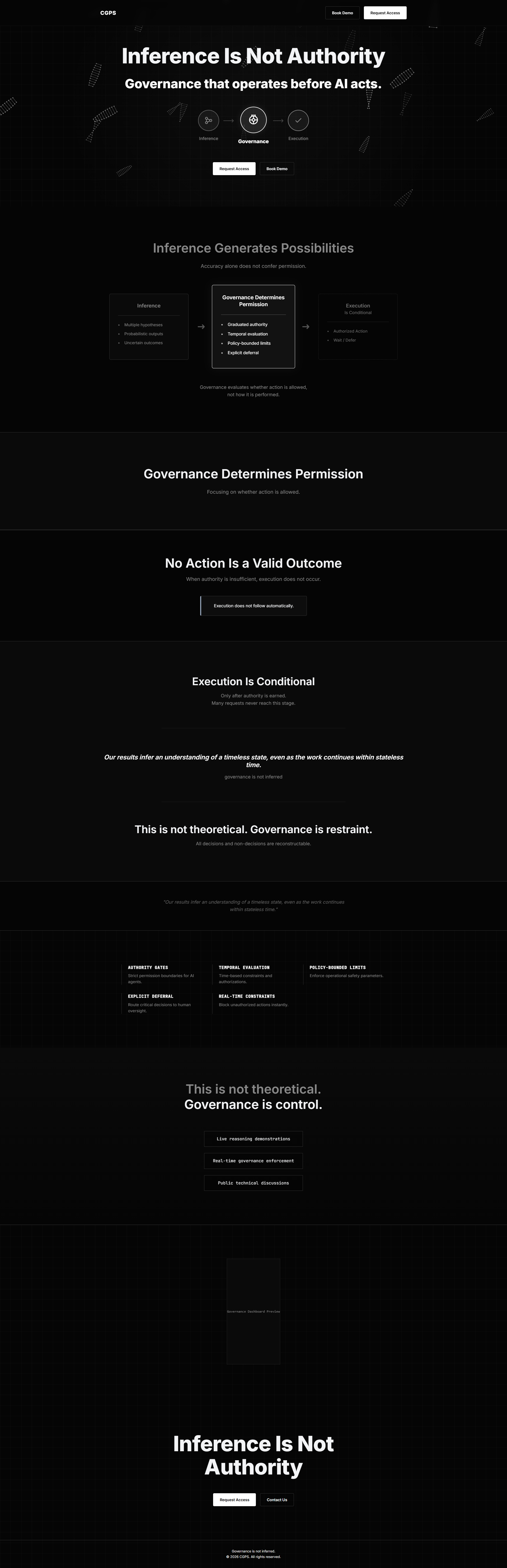 Business and product interface sample
